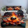 Flaming billiard balls pattern. Bedding sets Duvet cover sets Duvet covers Pillowcases(1 * Duvet Cover 2 * Pillowcases without duvet insert)