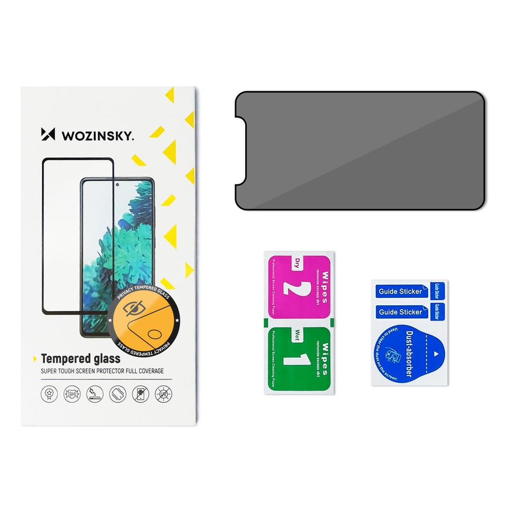 Wozinsky Anti-Spy Tempered Glass Screen Protector with Privacy Filter for Samsung Galaxy S24 Ultra