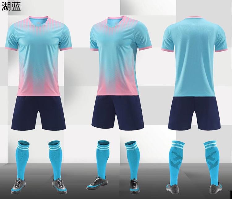 Новые джерси, Футбольные джерси, Джерси для мальчиков и девочек, Тренировочные джерси для студентов, Соревновательные джерси, Печать на коротком рукаве, Дышащие летние