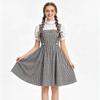 The Wizard Of Oz Style Cosplay Dress With Lightweight Fabric For Themed Party Wear