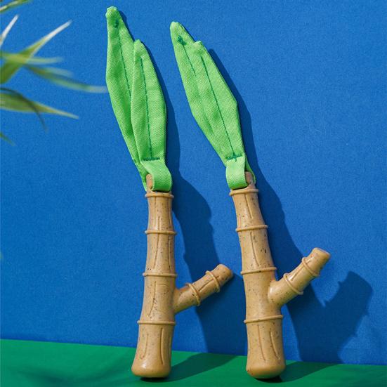 Игрушка для жевания собак в форме бамбука, молярная палочка для агрессивного жевания, неразрушимая