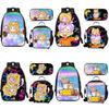 Lankybox Cartoon Lunch Bag Set 3 Piece Shoulder Backpack Package