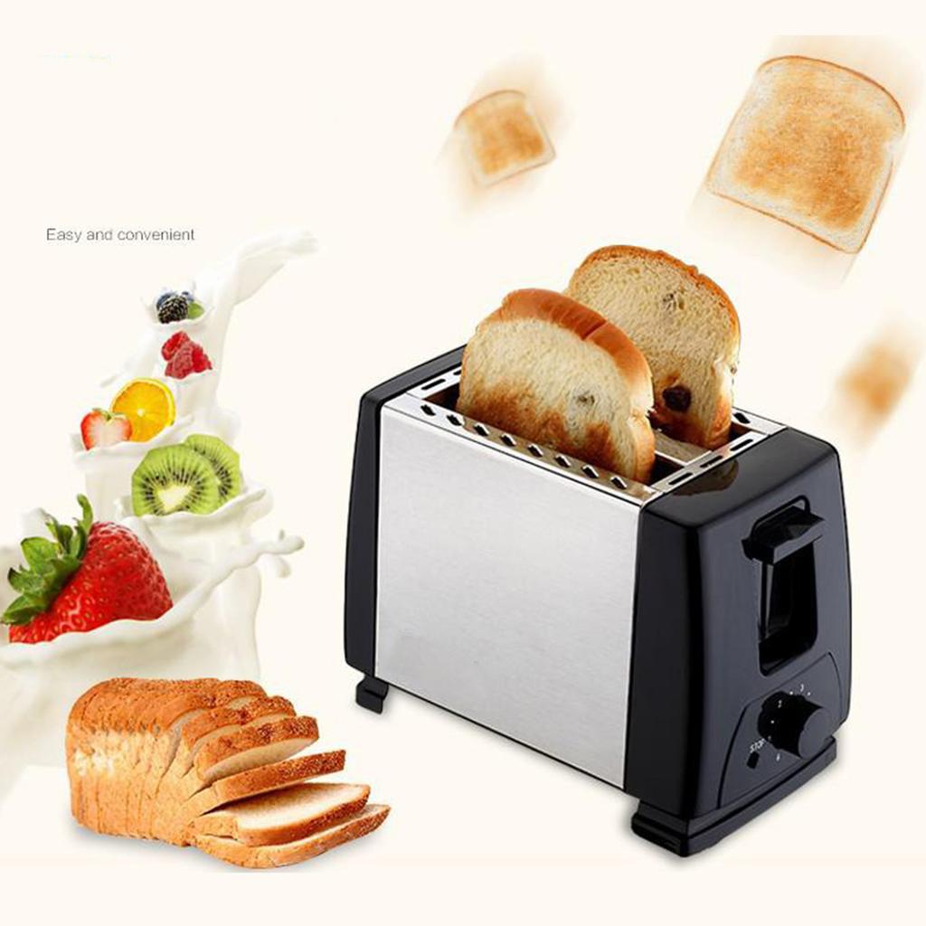 BH 002 Automatic Toaster Multifunctional 2 Slice Toaster Home Breakfast Machine AC 220V