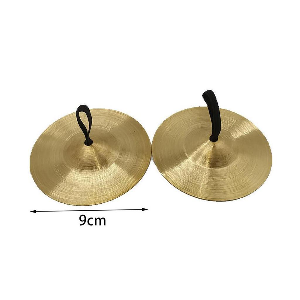 Crash Cymbal for Kids, Hand Cymbals, Belly Dancing Cymbals, copper Finger