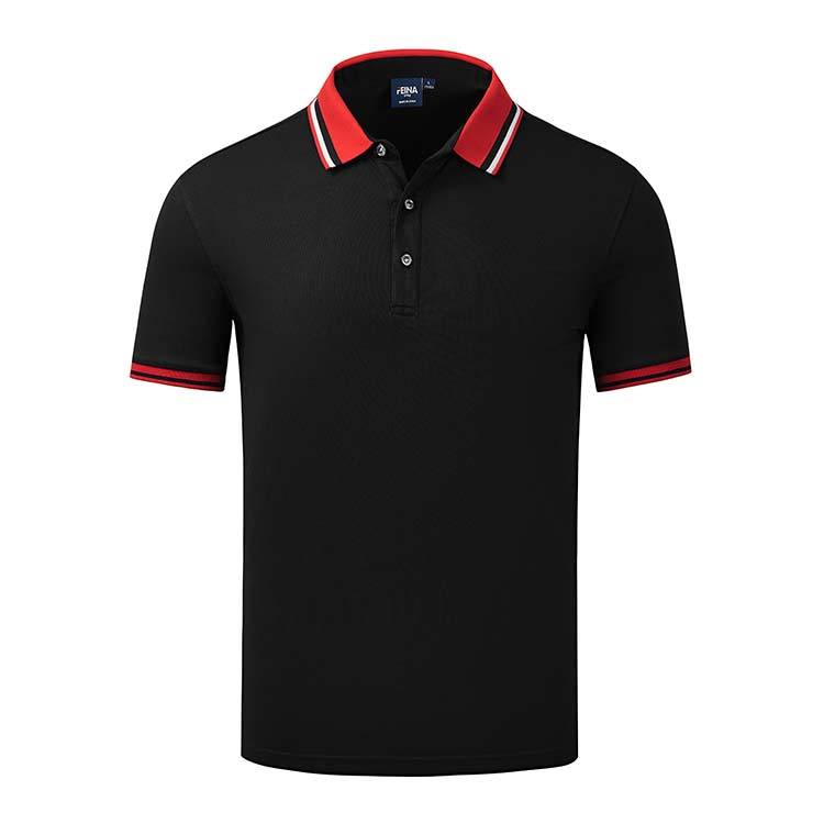 YDD FN2066 200G Combed Cotton Colorful Collar Lapel POLO Shirt