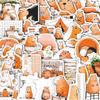 50 Ручная Роспись Наклеек Капибара для Ежедневников - Милый Мультяшный Дизайн