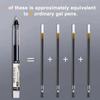 30pcs High Quality Needle Type Gel Pen Straight Liquid Ballpoint Pens Perfect Kawaii Stationery For School/Office Writing Supply