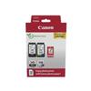 Pack of 2 Ink Cartridges + Photo Paper Pack - CANON - PG-545 Black + CL-546 Color