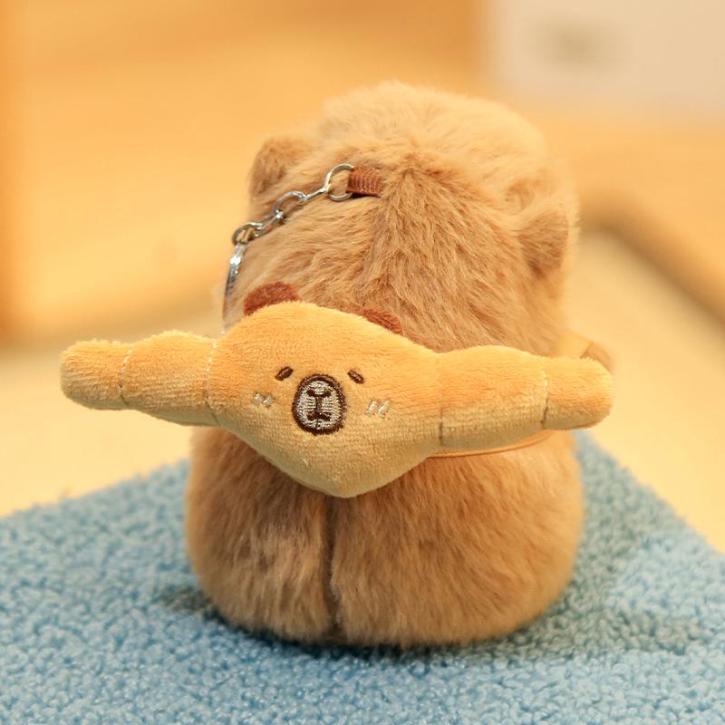 Плюшевая игрушка Капибара, брелок-подвеска - Мягкая игрушка, тряпичная кукла