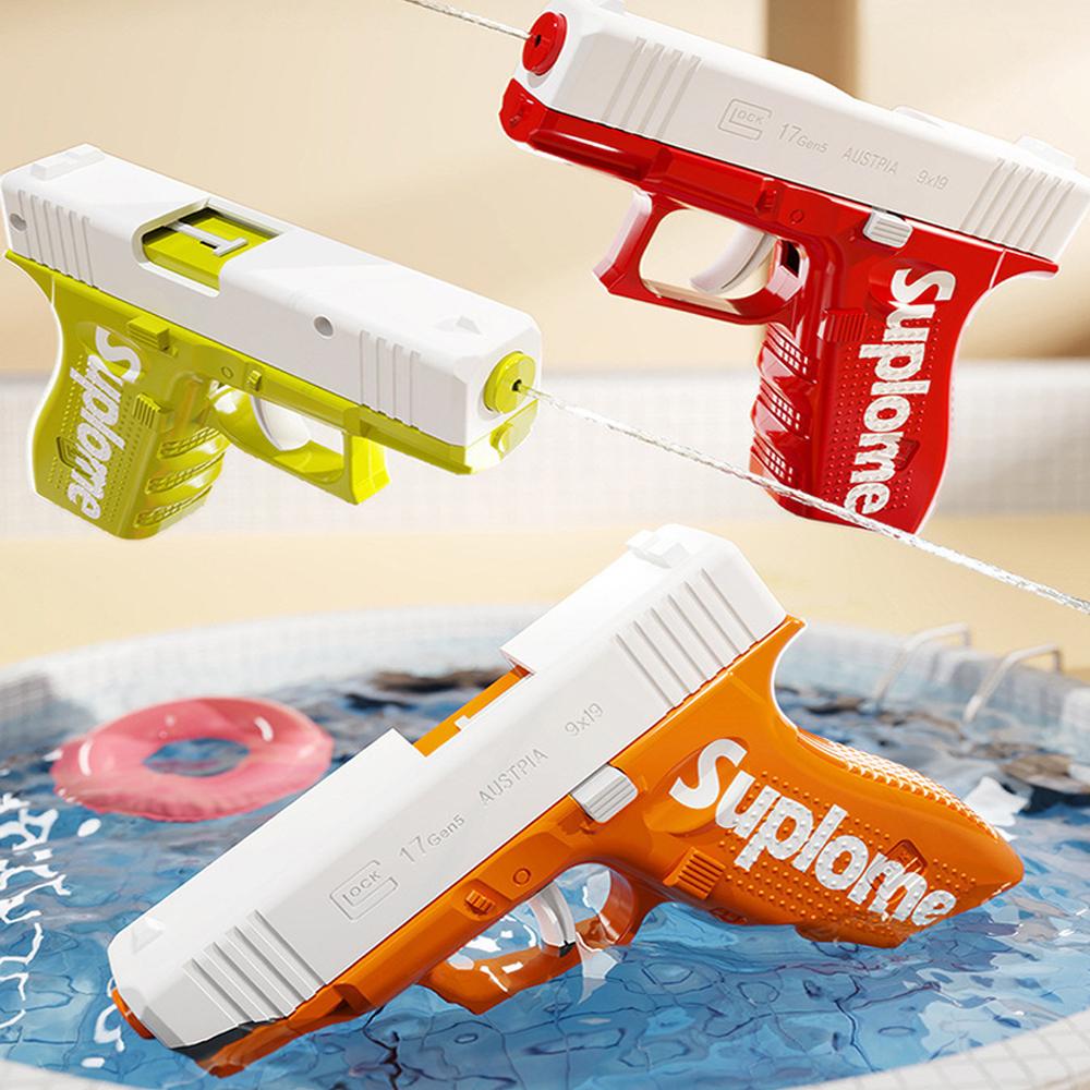 Children's Water Gun Manual Continuous Glock Water Gun Boys and Girls Play Bucket Cooling Toys In Summer Water Gun