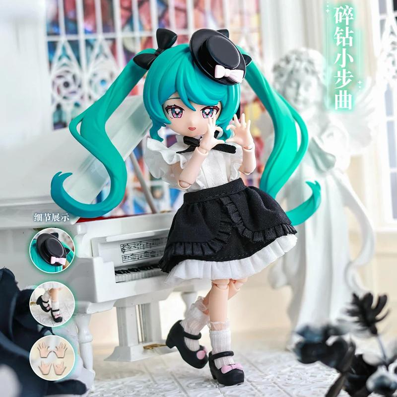 Оригинальная Blokees Hatsune Miku Серия Vocaloid Слепая коробка 14 см Кавайная BJD Аниме Фигурка Mystery Box Декорация Подарки игрушка