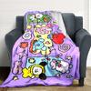 1Pc Happy Friends Celebration Blanket Soft Throw Blanket For Home Bedroom Bed Sofa Travel Office Solid Christmas Blanket