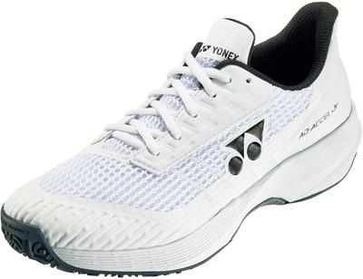 Теннисные туфли Power Cushion Ad Accel Junior GC Kids белые см [Yonex] (011) 21,0