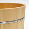 Daiwa Sangyo Bath Water Плесень Вода Изготовлена из мелкой широкой нержавеющей стали Диаметр 24 x Высота 10 см Ведро, Ведро, Ведро, Деревянное, Хиноки, Устойчивое,