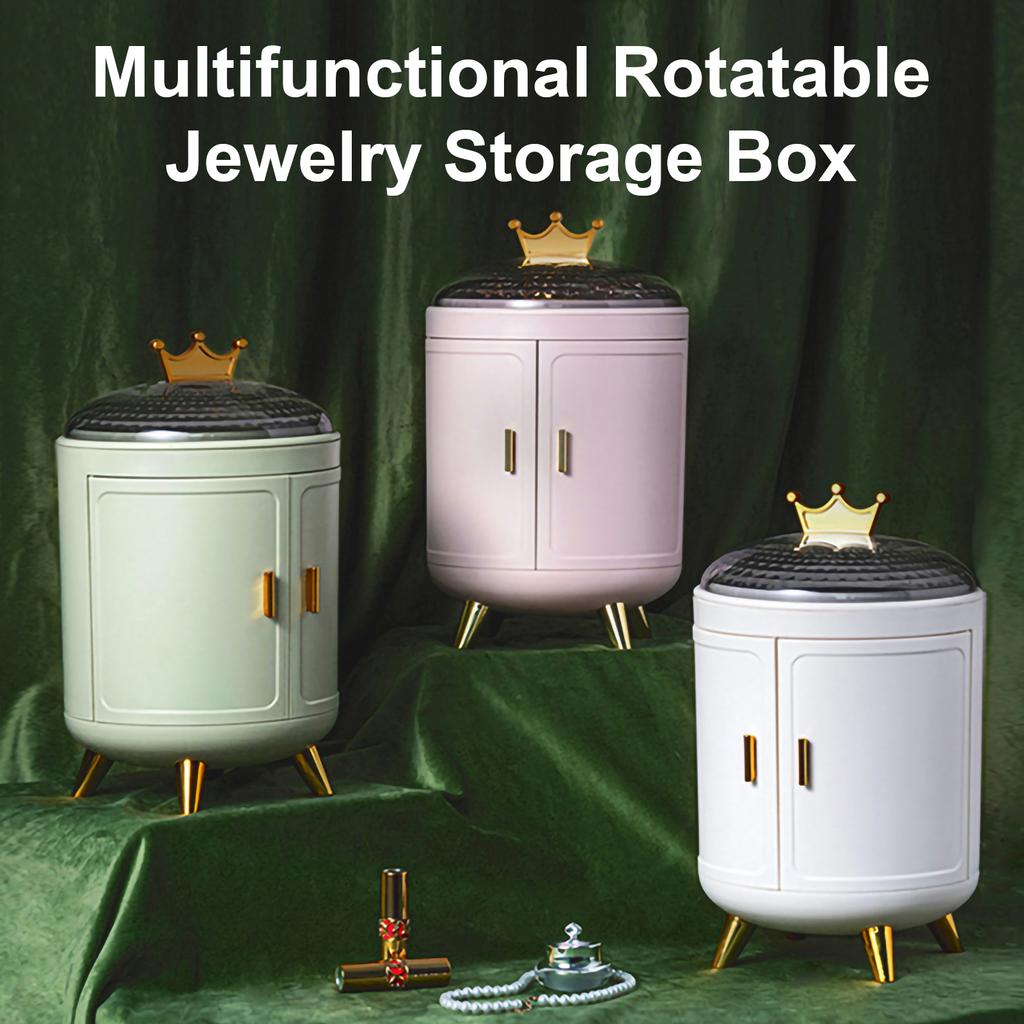 Makeup Storage Box Make Up Skincare Holder Jewelry Bag Cosmetics Organizer Plastic Container For Bathroom Dressing Table Home