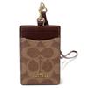 Coach Card Signature Canvas Lanyard ID Card Case CZ285 IMXHE Case, Outlet, Case,
