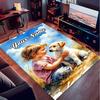 1PC Custom Name Childhood Innocence Friendship Theme Floor Mat Ideal for Living Room, Game Rooms, Office, Bedroom, Office Floor Mat , Floor Mats for H