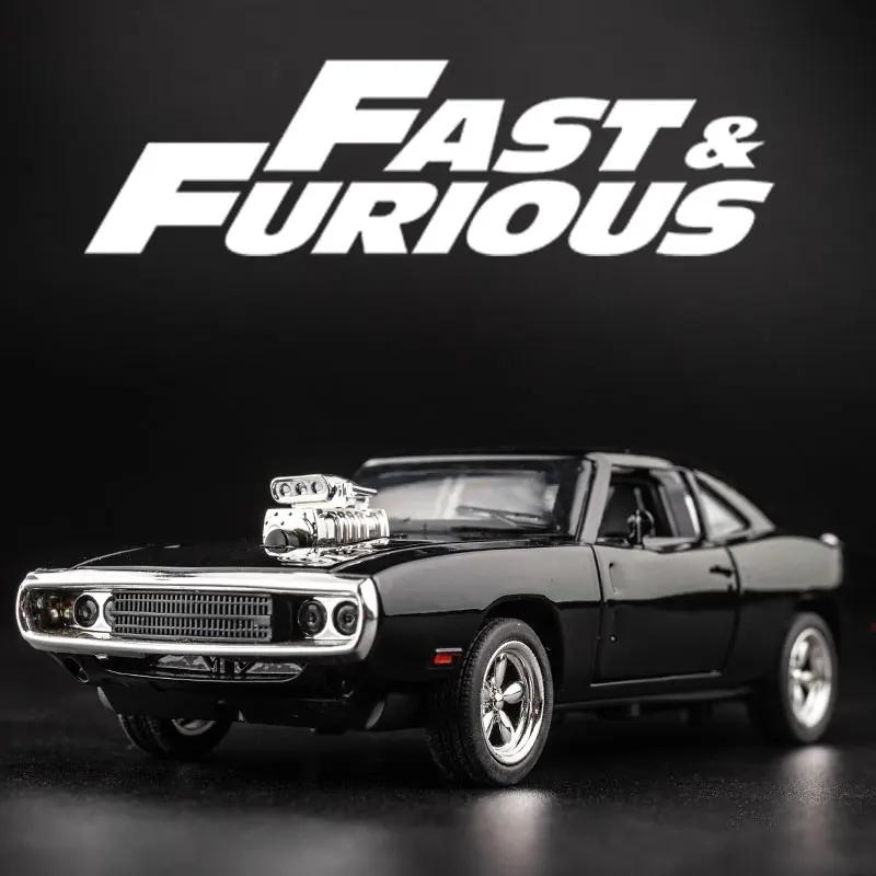 1/32 Dodge Charger The Fast and The Furious Модели легкосплавных автомобилей Детские игрушки для детей Классические металлические автомобили