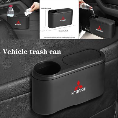Автомобильная мусорка Подвесной контейнер для мусора и пыли в автомобиле Ящик для хранения Мусорное ведро Для RalliArt outlander pajero l200 galant