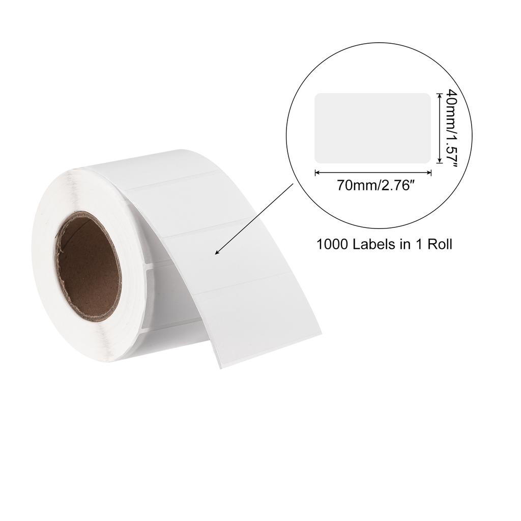 1 Roll Direct Thermal Label Shipping Stickers for Packaging Craft Projects White 250-10000 Labels Self Adhesive Thermal Labels