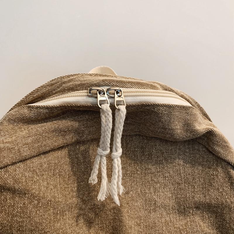 Школьный женский рюкзак в стиле ретро, ​​холст, большая вместимость, студенческий рюкзак