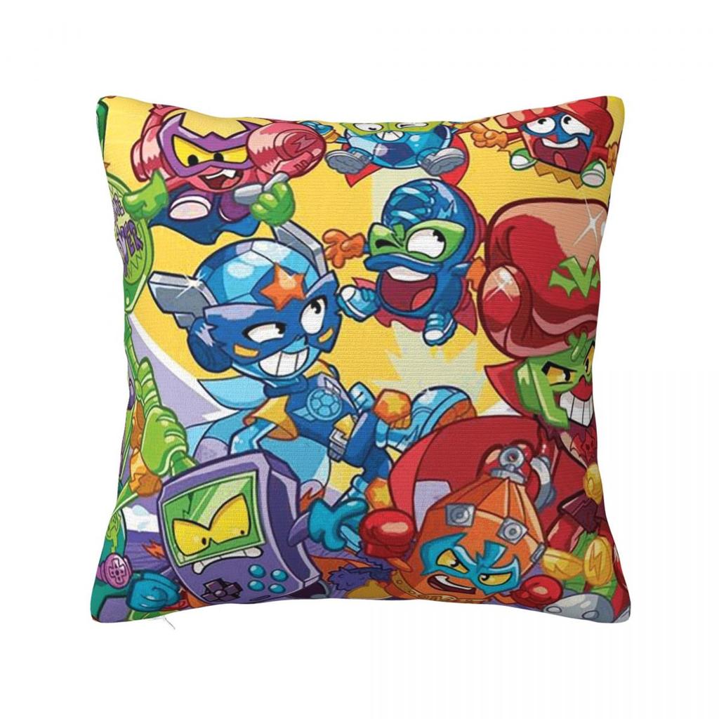 Superthings Square Pillowcase Cushion Cover Comfort Pillow Case Throw Pillow Cover for Home Bedroom Car
