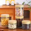 4Pcs/Set Overnight Oats Jars with Lids Leakproof Jars Glass Airtight Meal Prep Containers Reusable Sealed