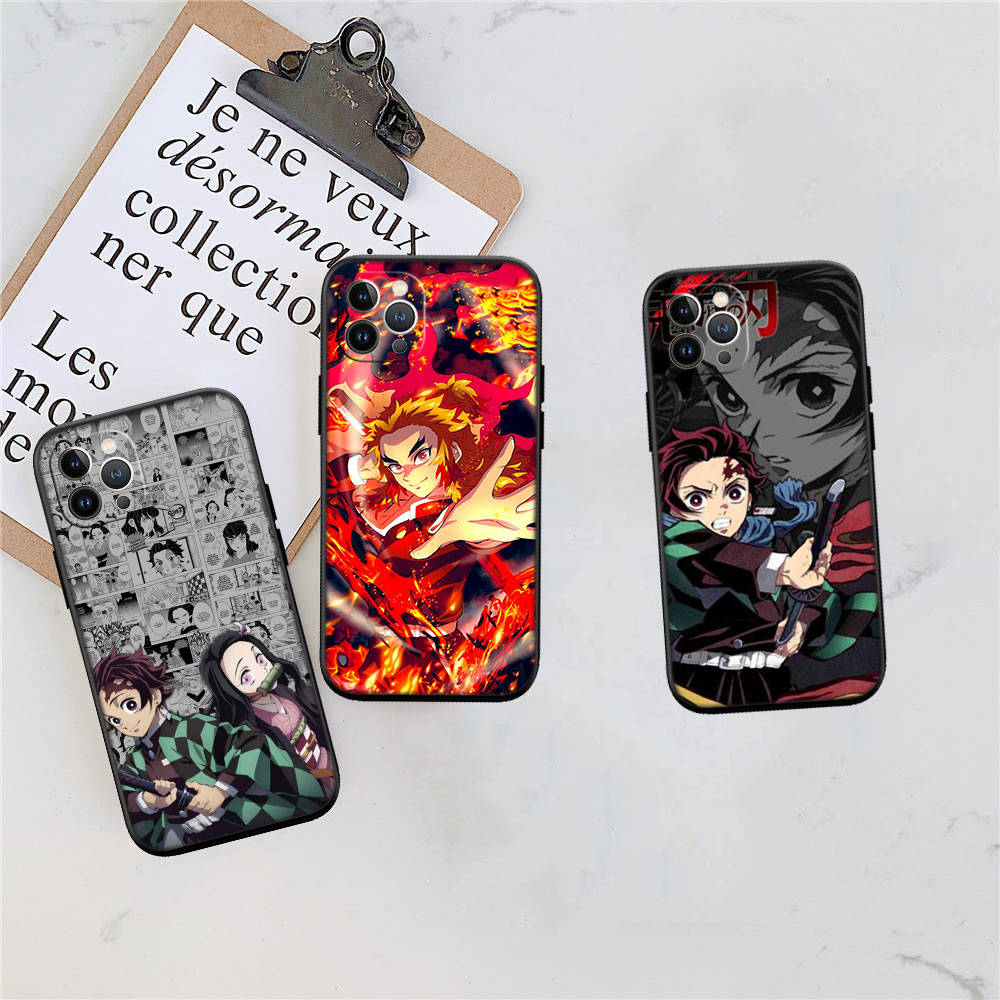 Demon Slayer Phone Case for Redmi Note 5 6 7 8 9 10 11 12 13 Pro Max Plus 12C 11S 10S 10T 10X 10A 10C 9S 9T 9A 9C Prime NFC 8T 7A 8A S2