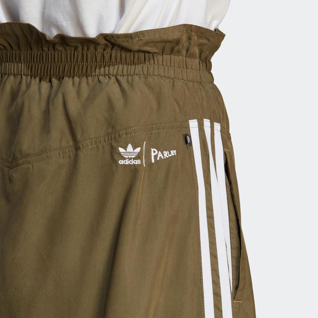 adidas Оригинальная спортивная повседневная юбка средней длины с логотипом бренда Trefoil, женская многослойная оливково-зеленая юбка IC5360