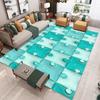 3D Пазл Узор Ковер для Гостиной Креативный Стерео Дизайн Декор для Дома в Помещении Ковер Большой Площади Нескользящий Коврик для Игривого Дома