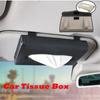 Car Tissue Box Sets Car Sun Visor Tissue Box Holder Auto Interior Storage Decoration for Car Accessories ZH