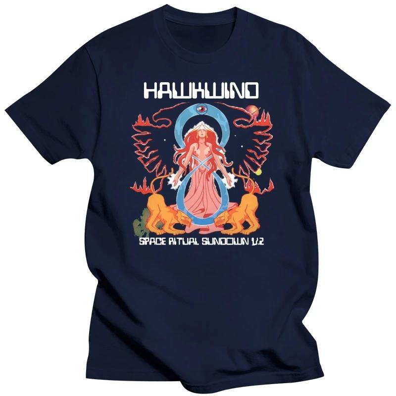 T Shirt Novelty Cool Tops UnisexS Short Sleeve Tshirt Hawkwind Space Ritual T Shirt ( Black ) S Xl