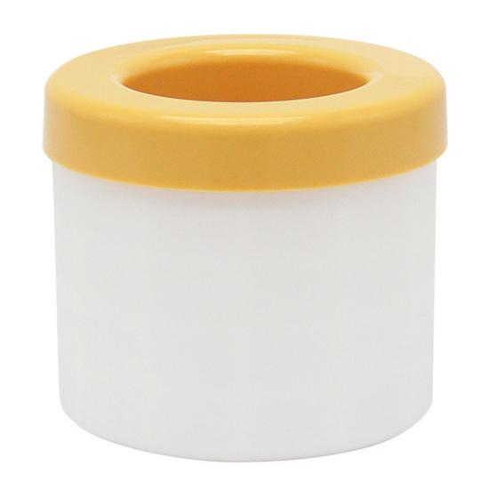 Squeeze ice cube molds, homemade ice makers and quick-freezing devices, ice buckets, and cylindrical ice storage containers.