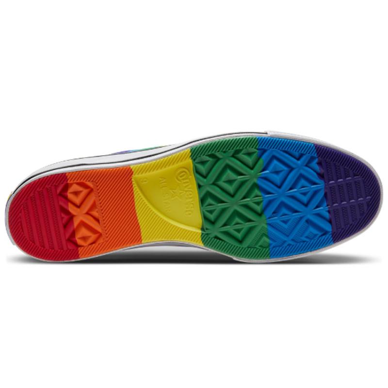 Converse Chuck 70 Low 'Pride - Rainbow' Модные удобные эспадрильи с низким верхом Унисекс Радуга