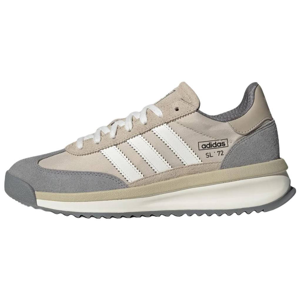 Adidas Originals SL 72 RTN Versatile Comfortable Durable Low-Top Lifestyle Casual Shoes Unisex Sneaker Gray Brown JR8764