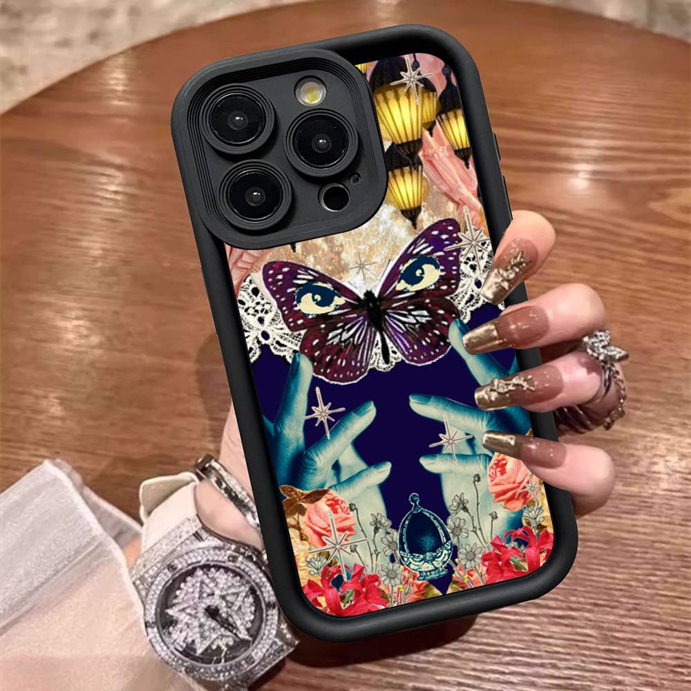 Чехол для телефона из ТПУ с изображением девушки из аниме Puella Magi Madoka Magica для iPhone 17 16 15 14 13 12 11 Pro Max Plus
