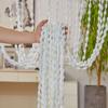 Solid Color Beaded String Curtain 100x200cm Window Wall Panel New Room Divider Tassel  Wedding