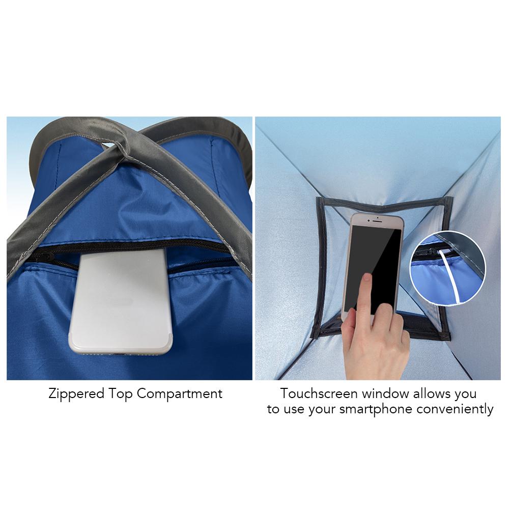 Мини-пляжный козырек от солнца, навес для мгновенного использования на открытом воздухе, пляжная палатка с сумкой для переноски