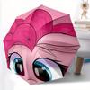 1 шт. Автоматический складной зонт My Little Pony, легкая конструкция, самораскрывающийся/самосворачивающийся, прочный ветрозащитный дорожный зонт