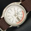 ВИНТАЖНЫЕ АВТОМАТИЧЕСКИЕ ЧАСЫ SEIKO 5 7009A ЯПОНИЯ МУЖСКИЕ БЕЛЫЙ ЦВЕТ ЦИФЕРБЛАТ a708535-1