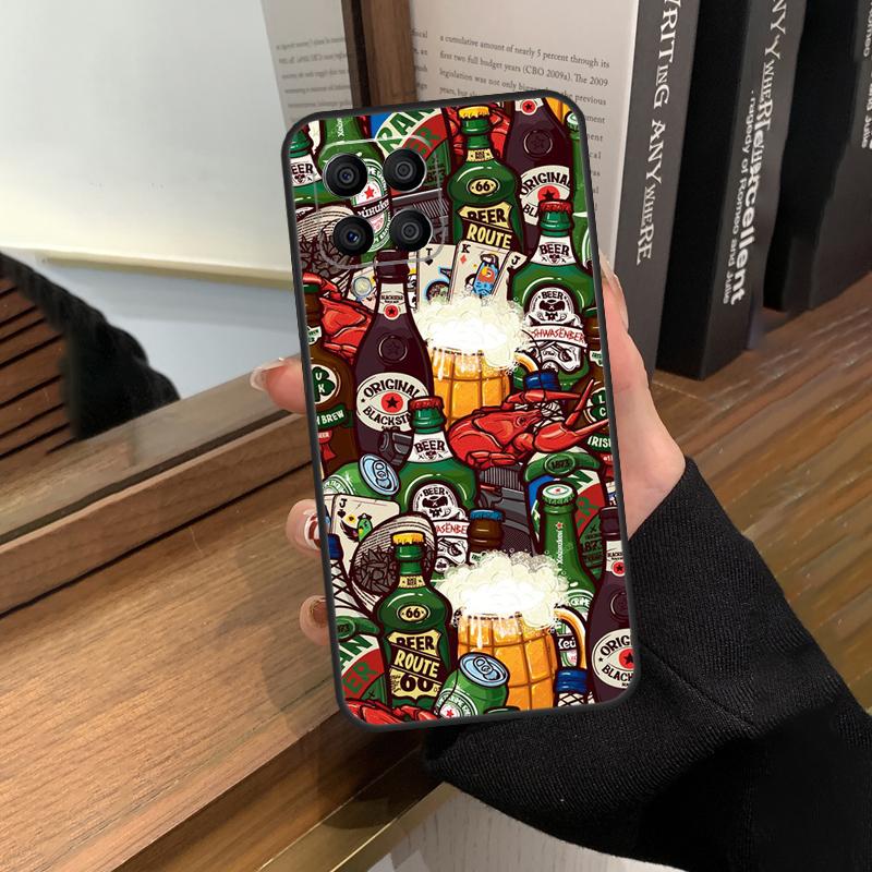 Alcohol Beers Drink Beer Case For Samsung Galaxy M35 M15 M55 M56 M36 M16 M06 M31 M13 M33 M53 M12 M32 M52 M14 M34 M54