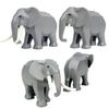 Animal World Wild Animal Zoo Elephant Camel Sika Deer Figures Model Building Blocks Bricks Kits Toys For Children Gifts