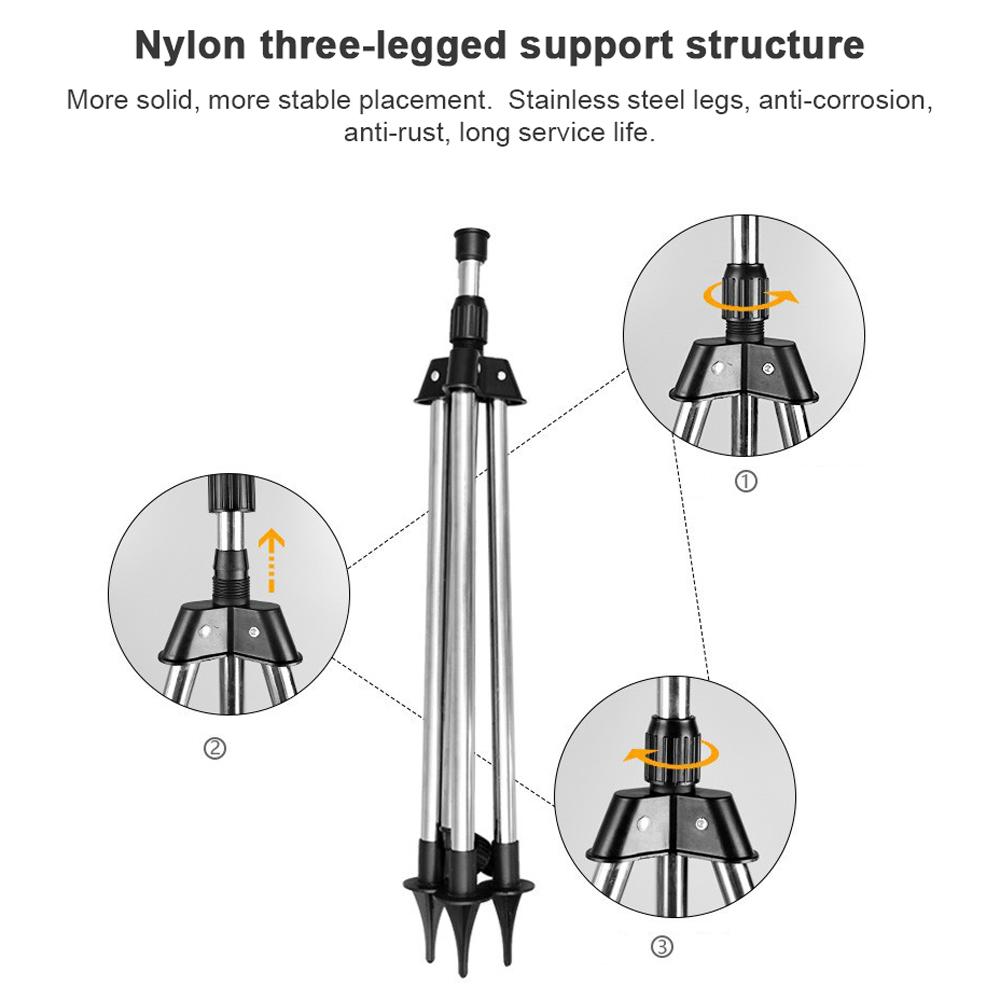 Поворотный спринклер для орошения на 360 градусов с телескопической треногой, автоматический вращающийся опрыскиватель для сада