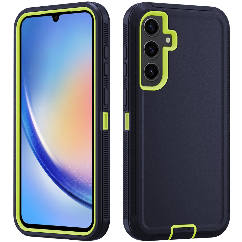 Heavy Duty Armor Defender Case for Samsung Galaxy A57/37/27/17/07 A56/36/26/16/06/55/35 Support Wireless Charge Ott Box Cover