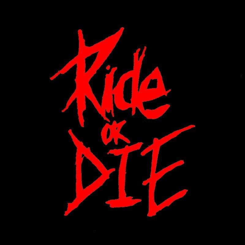 1 шт. Наклейки на раму велосипеда Ride or Die, верхняя труба