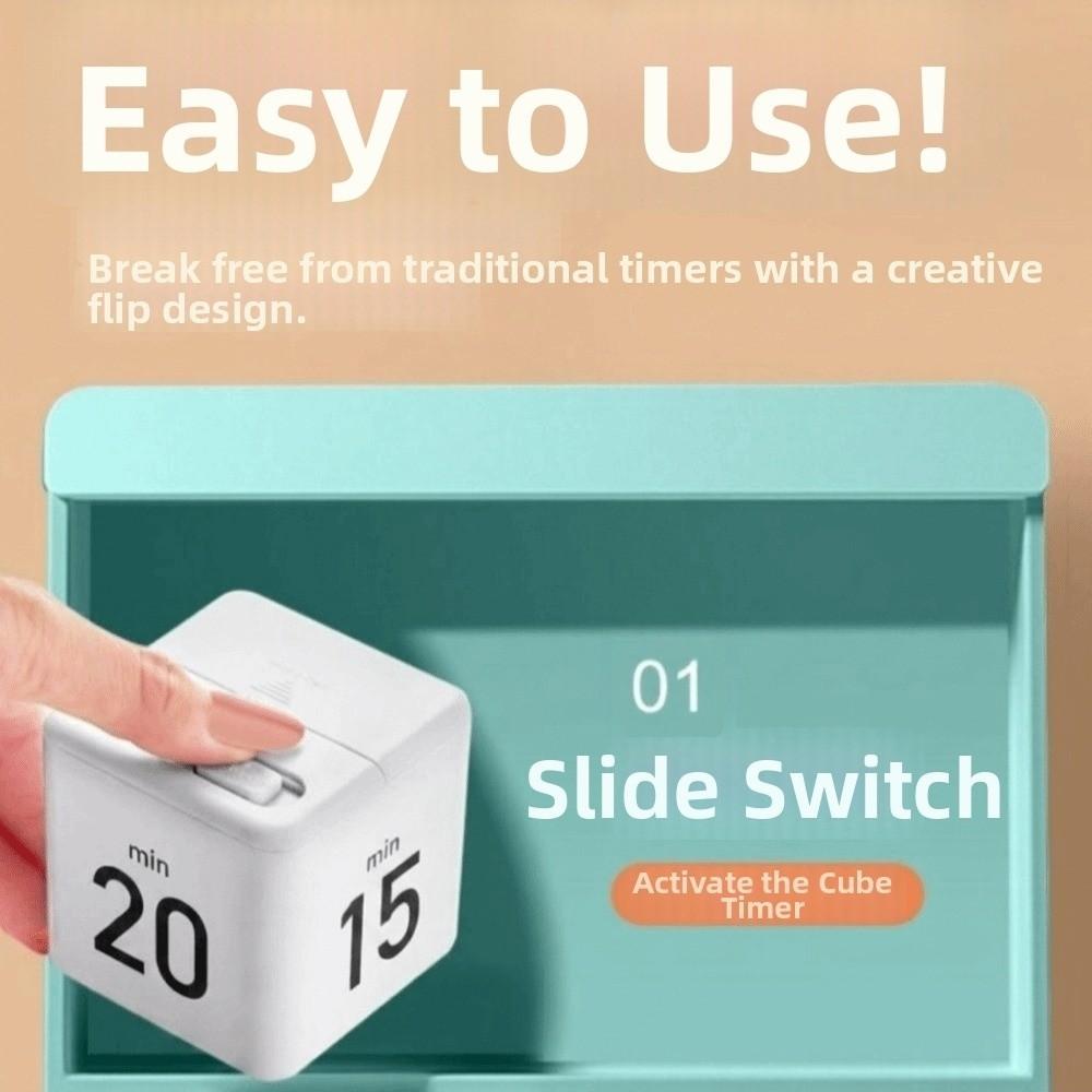 15/20/30/60 min Cube Timer LED Display Reminder Timer Durable Countdown Timer Workout Timer