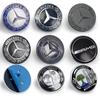 57mm Star Flat Hood Bonnet Logo Mercedes-Benz AMG Emblem Badge Stickers W204 W124 W201 W202 W212 W220 W205 Automobile Accessory