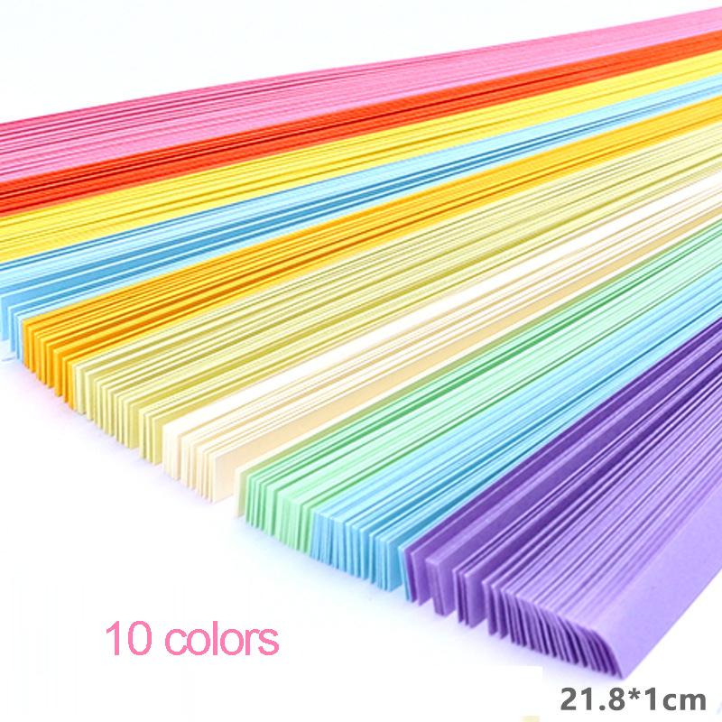 540 Gradient Color Origami Stars Paper Strips Double Sided Lucky Star Origami Decoration Folding Paper For Kids Arts Crafting