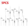 1-5pcs 1.2m PTT Mic Earpiece Headset for Walkie Talkie 2 Pin Earpiece Headset Mic Portable for BAOFENG KENWOOD