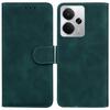 For Realme 14 5G Case Solid Color Leather Wallet Phone Cover